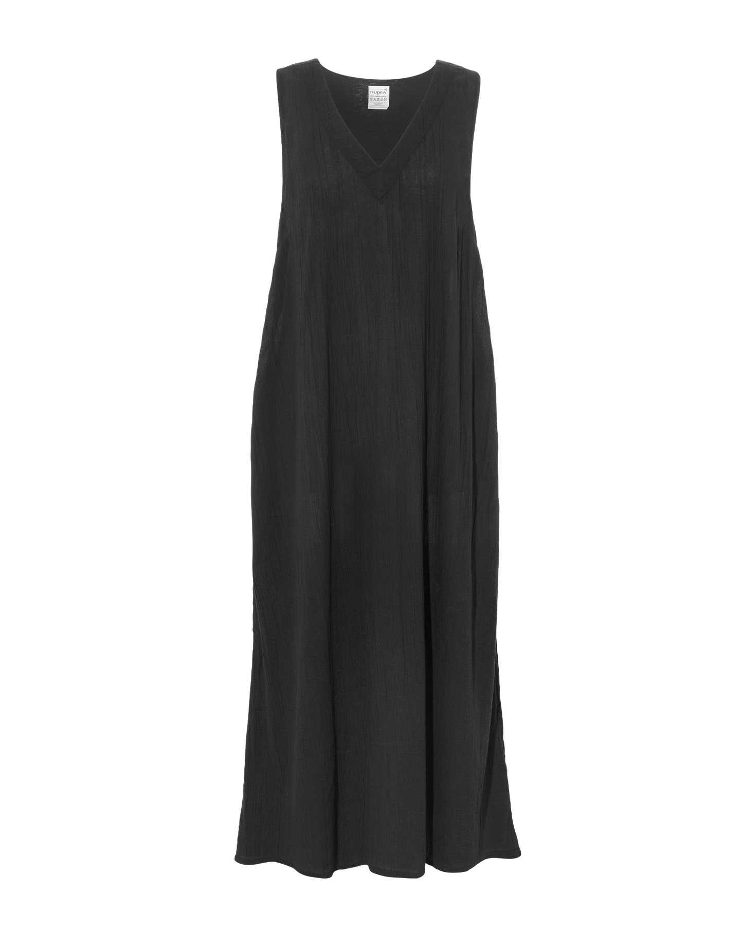 The V Neck Dress - Black