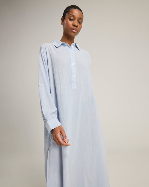 The Maxi Shirt - Sky