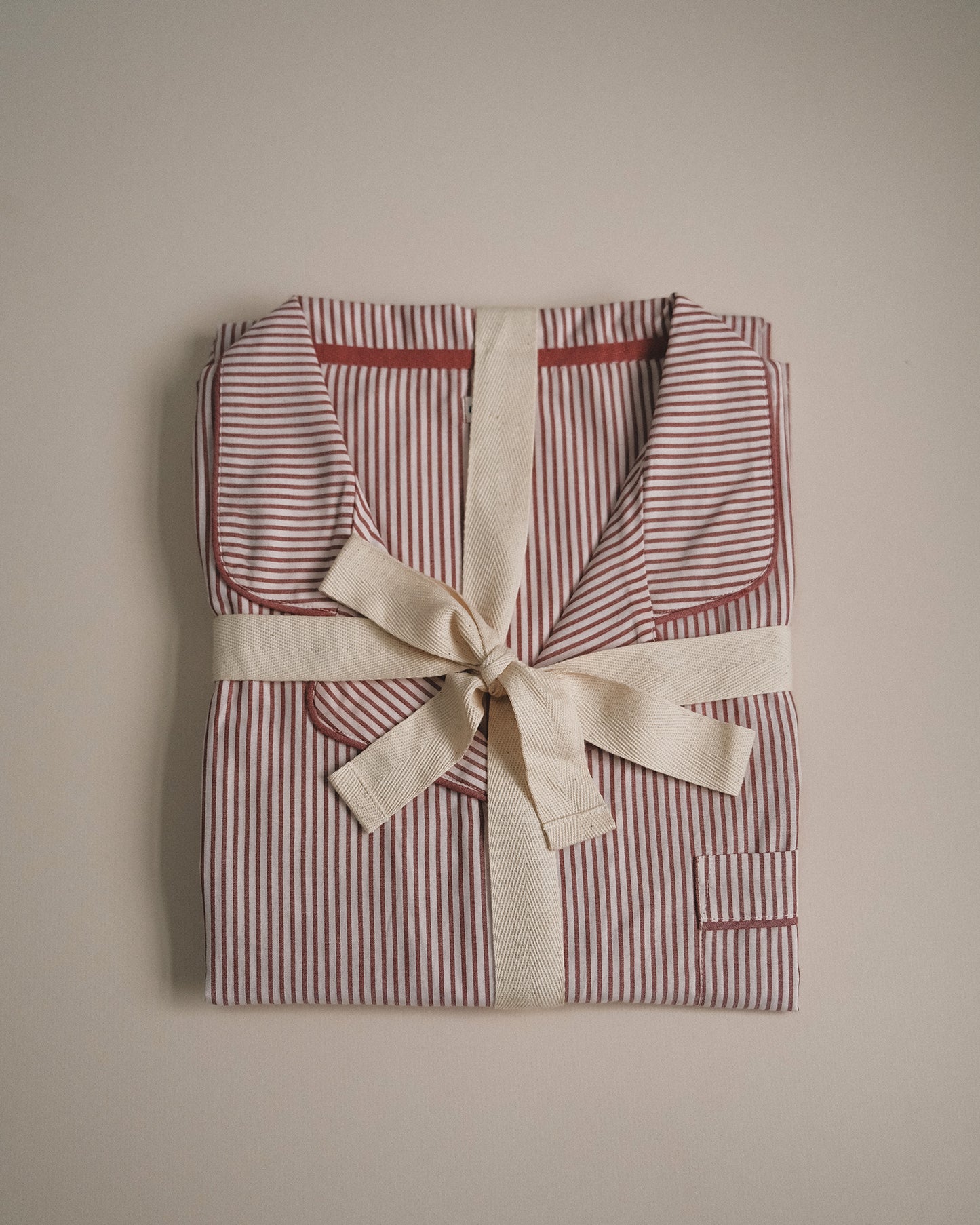 The Classic PJ Set - Mulberry Stripe