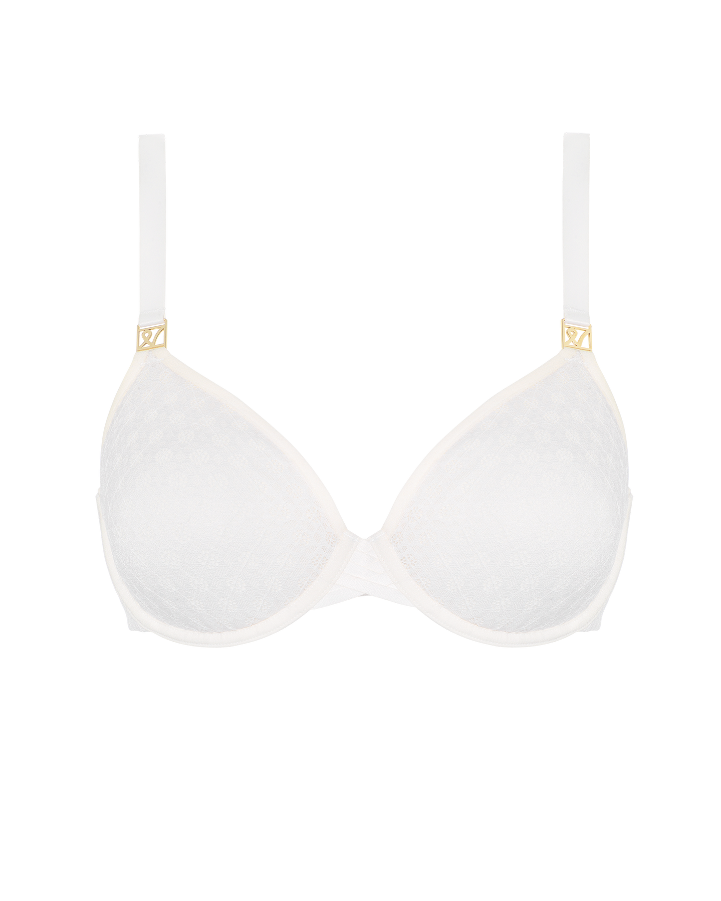 Honeycomb Semi-Demi Bra - Lily