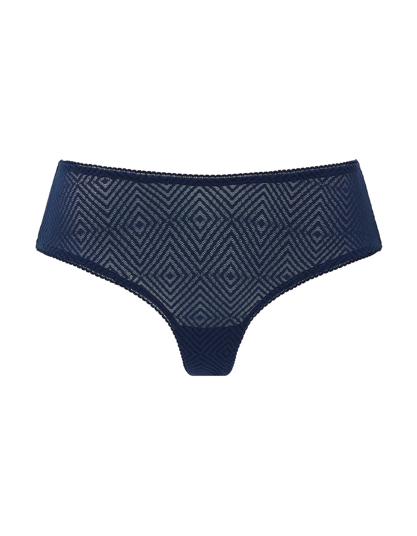 The Sheer Deco Hipster Brief 3 Pack - Navy