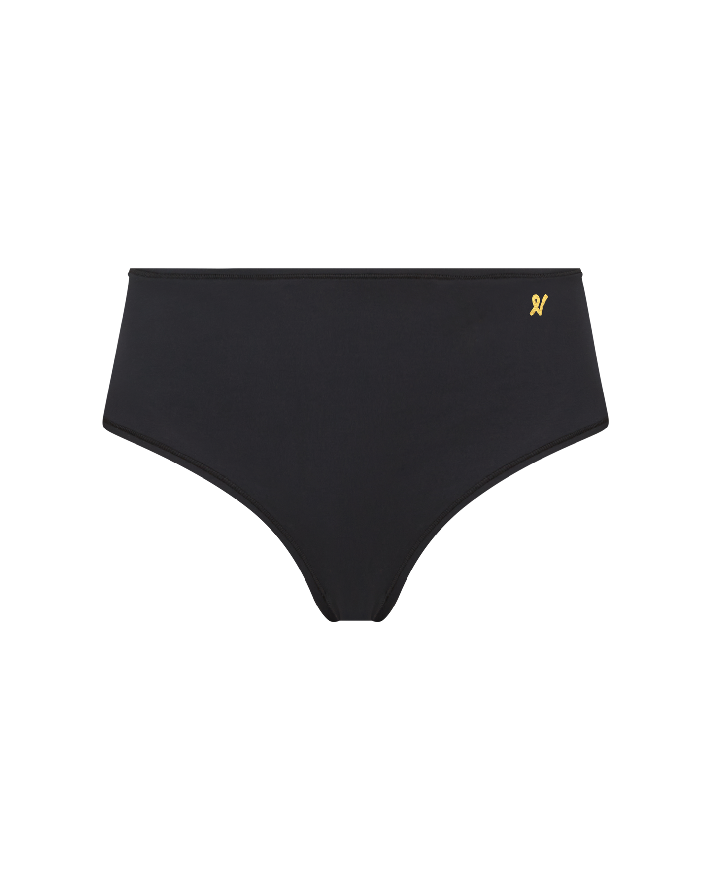 The Stretch Mid Rise Bikini Brief - Black