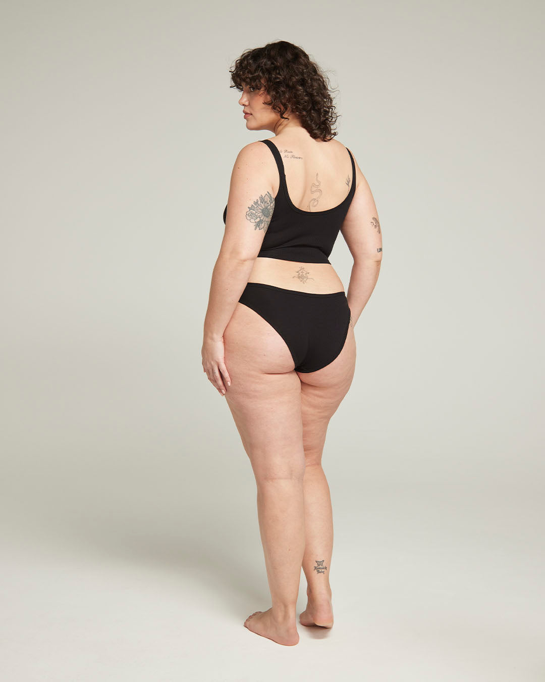 The Organic Cotton Mini Brief 2 Pack - Black