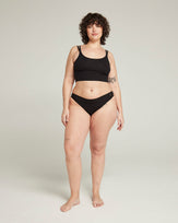 The Organic Cotton Mini Brief 2 Pack - Black