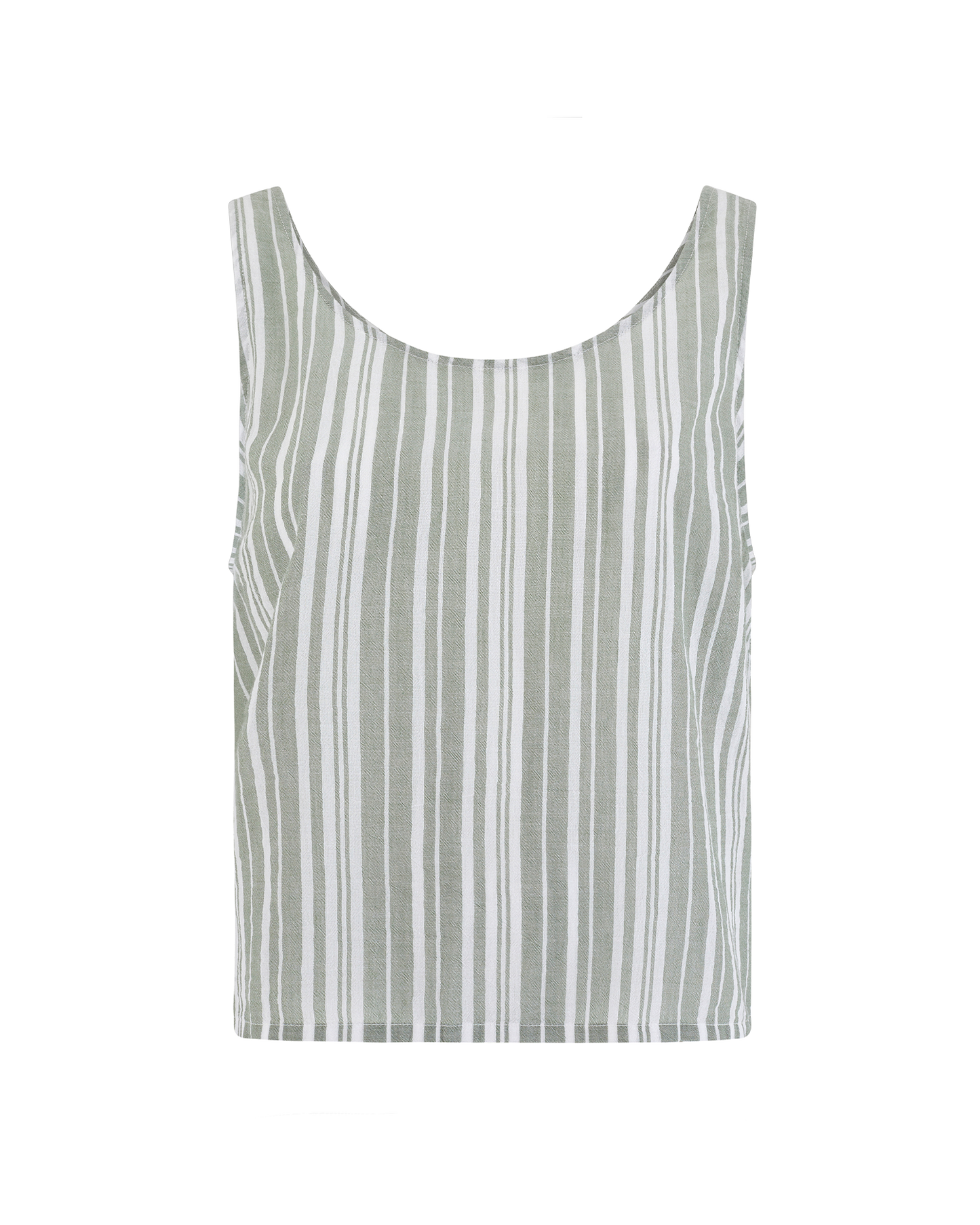 The Tank - Sage Stripe