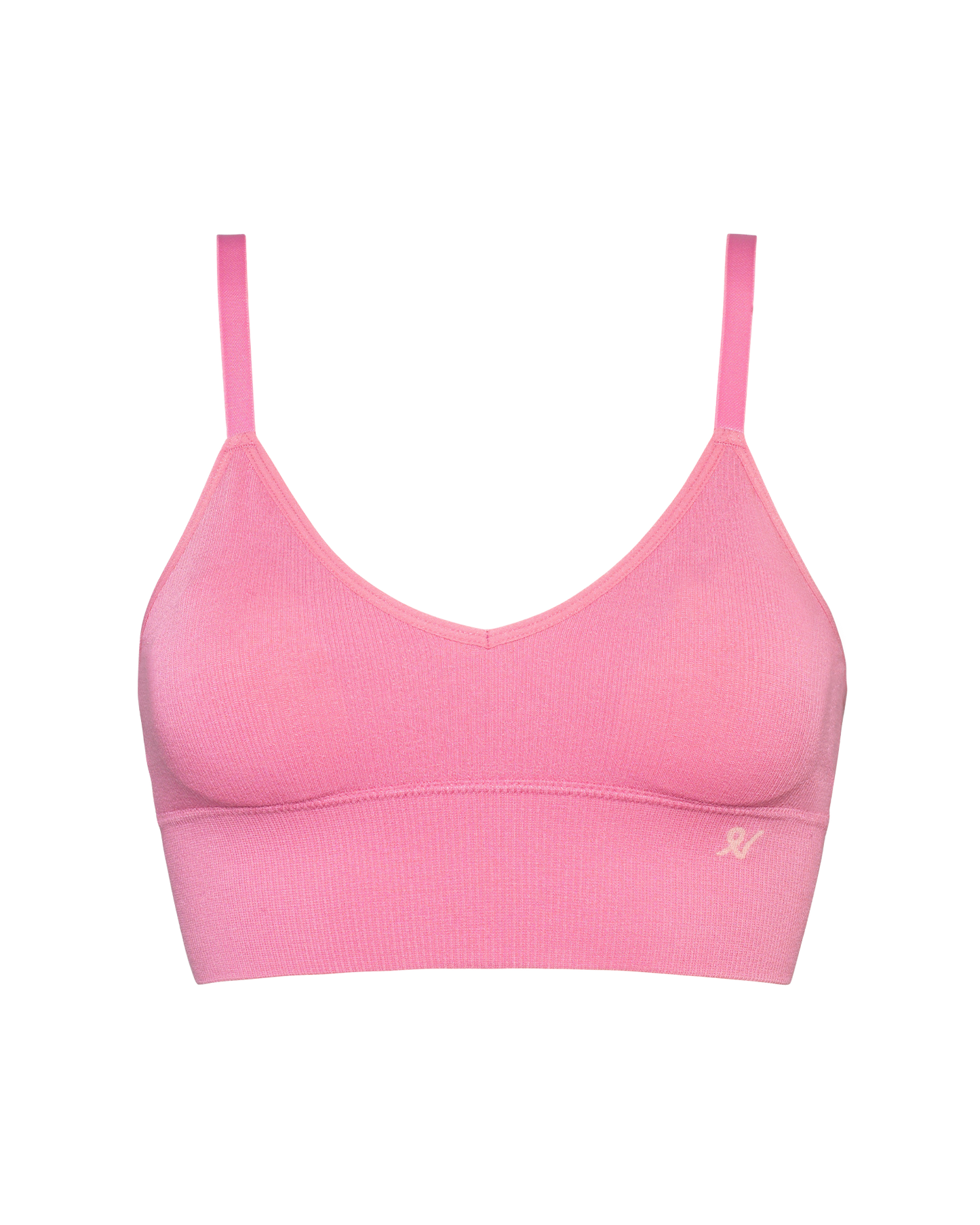 The TENCEL™ Seamless Bralette 2 Pack - Rose Pink/White Sand