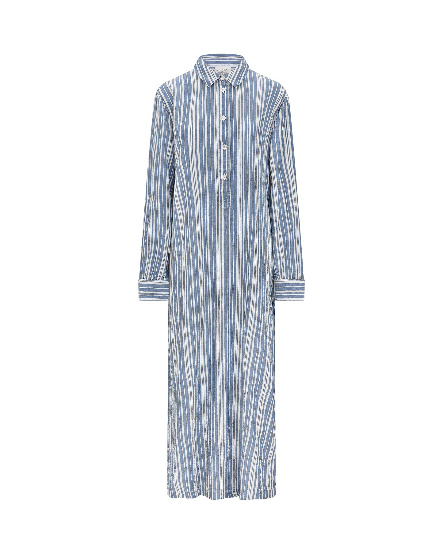 The Maxi Shirt - French Navy Stripe