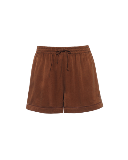Eco-Luxe Drawstring Boxer - Cocoa