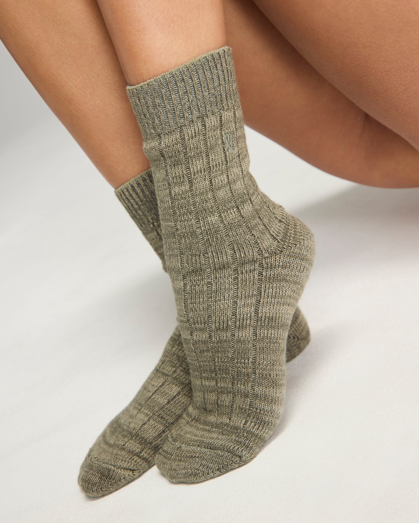 The Organic Cotton Socks - Sage Green