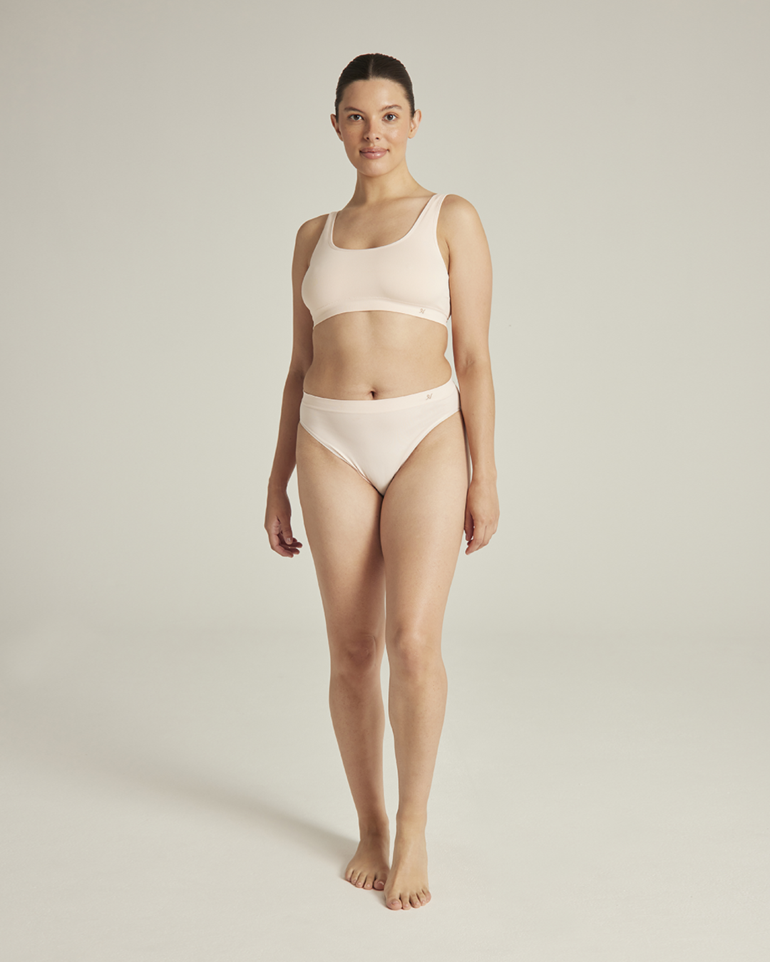 The Essentials Crop Top 2 Pack - Black & Blush Pink