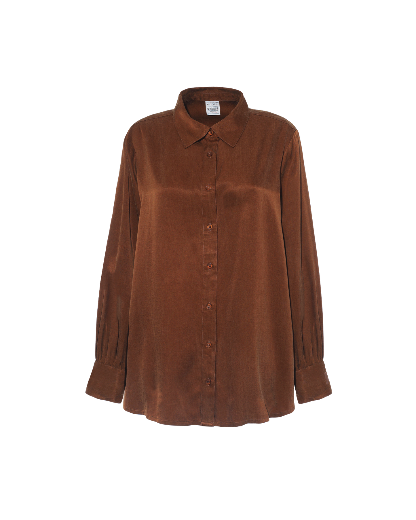 Eco-Luxe Midi Shirt - Cocoa