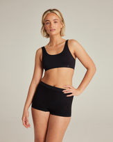 The Essentials Crop Top 2 Pack - Black & Blush Pink