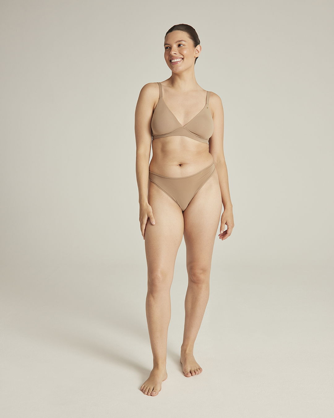 The Stretch Easy Does It Bralette - Bare 03