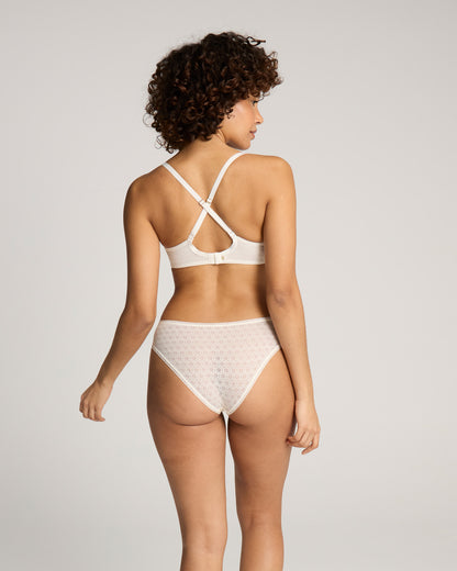 Honeycomb Semi-Demi Bra - Lily