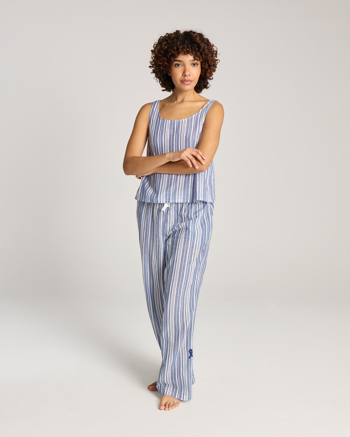 The Tank - French Navy Stripe