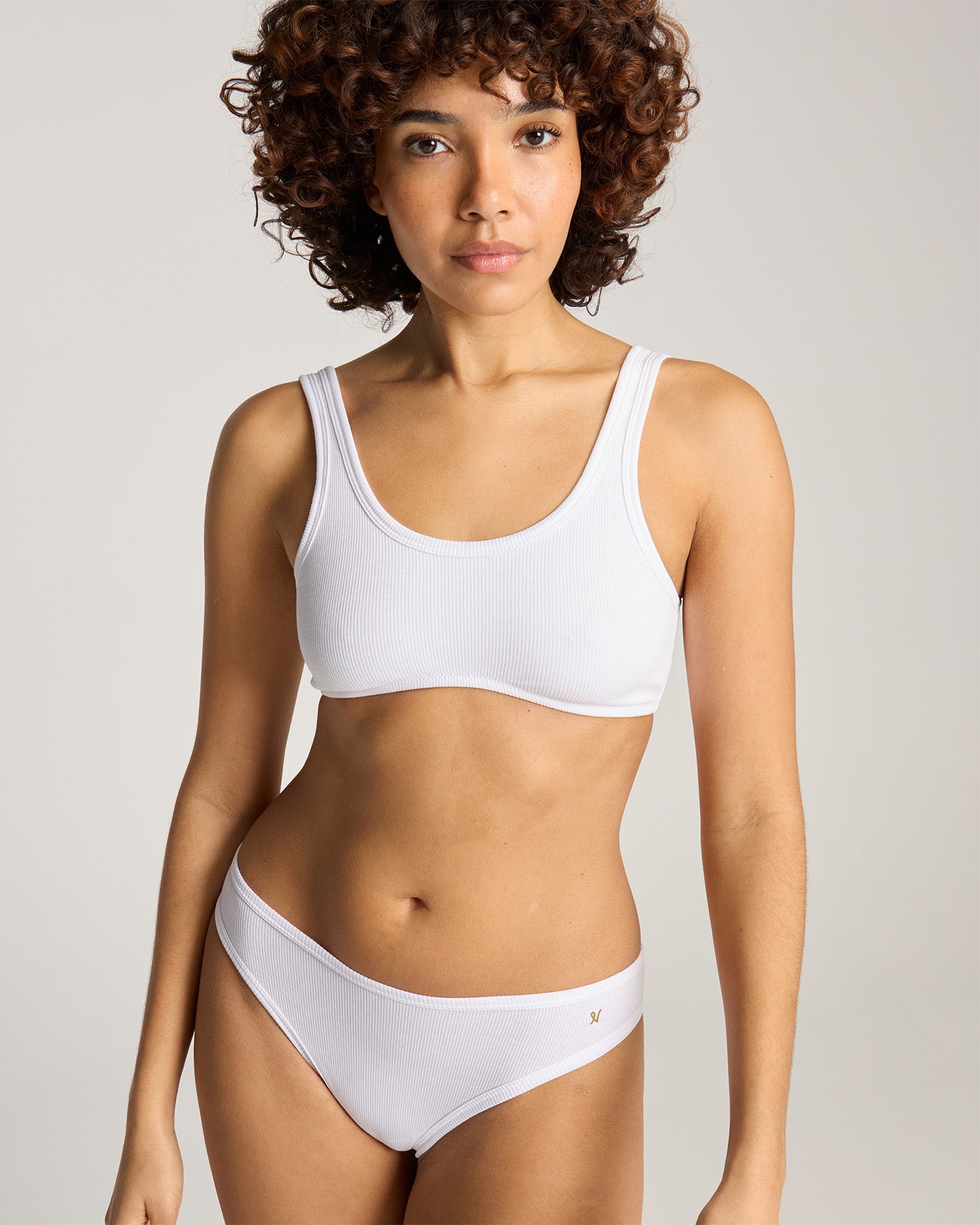 Organic Cotton Dip Front Bralette Cotton