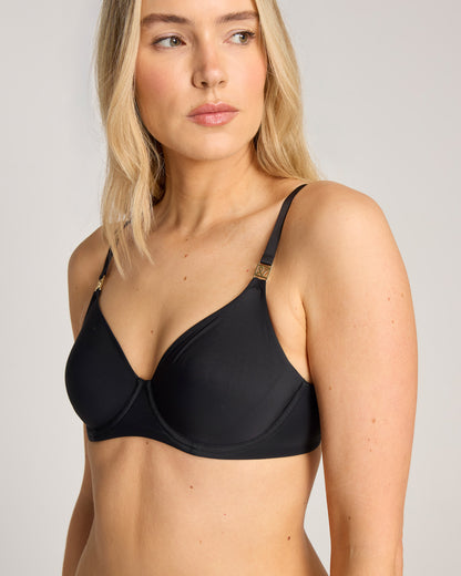 The Stretch Boss Full Cover Bra - Black