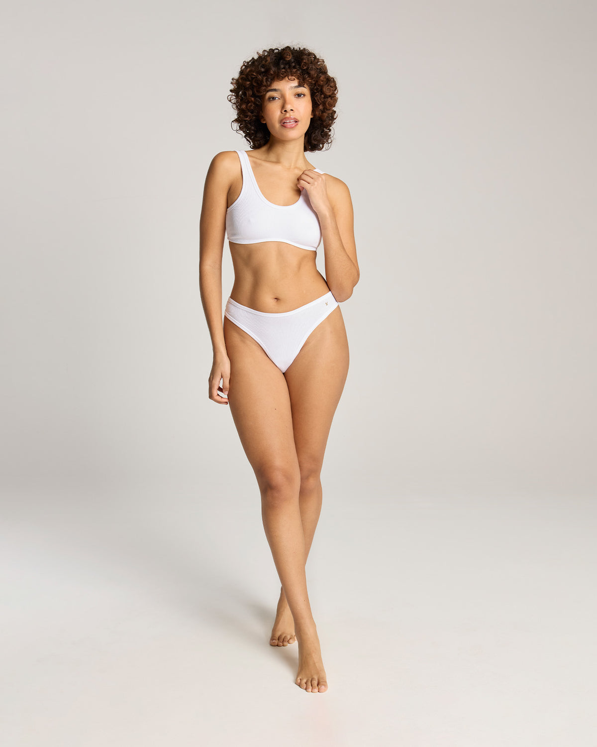 Organic Cotton Dipped Thong 2 Pack Cotton