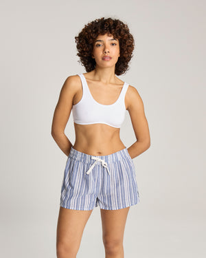 The Classic Boxer - French Navy Stripe