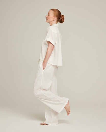 The Short Sleeve Shirt - Cotton White