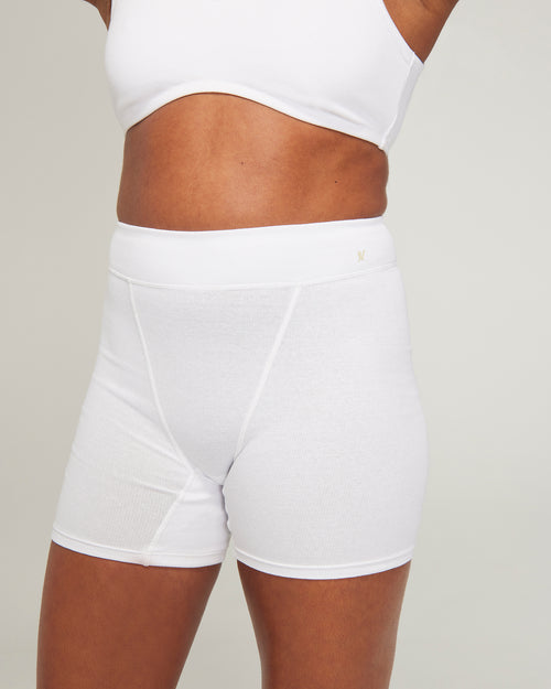 The Organic Cotton Boyfriend Boxer - Cotton White