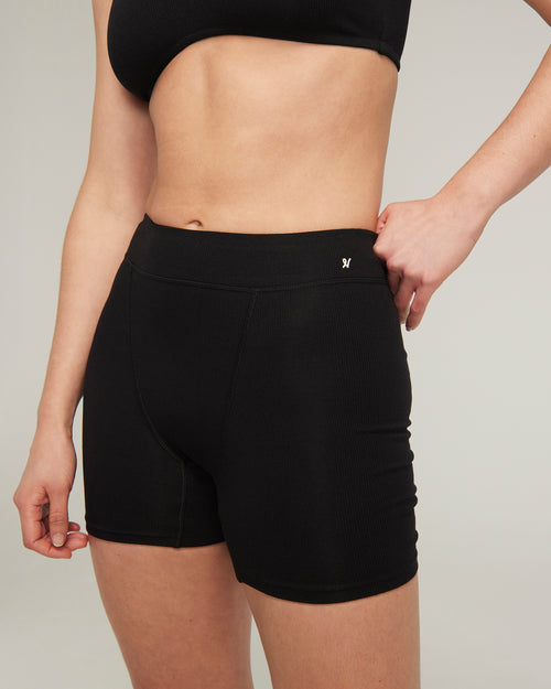 The Organic Cotton Boyfriend Boxer - Black