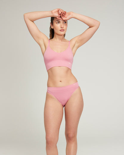 The TENCEL™ Seamless Bralette - Rose Pink