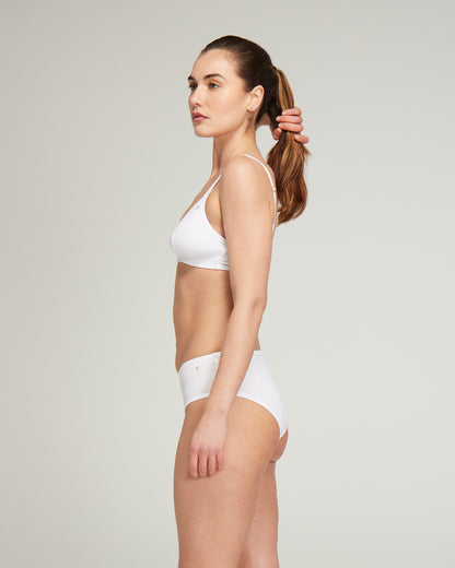 The Organic Cotton Easy Does It Bralette 2 Pack - Black & White