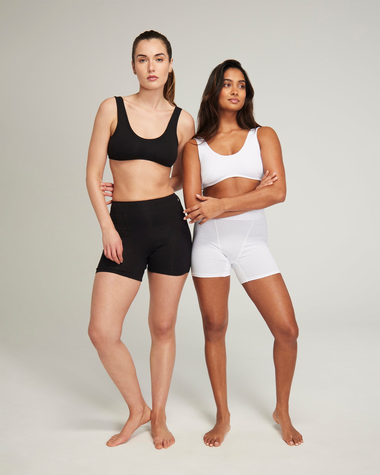 Organic Cotton Boyfriend Boxer 2 Pack & White