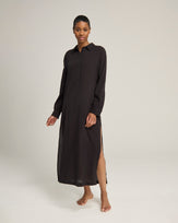 The Maxi Shirt - Black