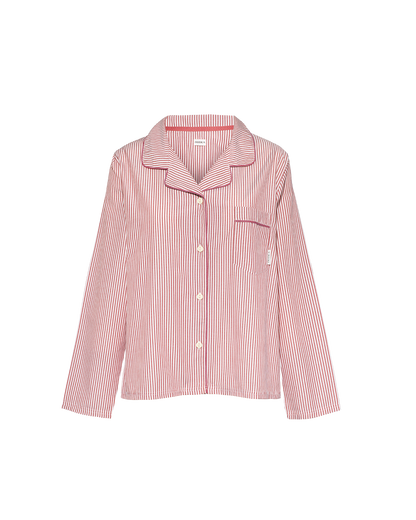 The Classic PJ Set - Mulberry Stripe