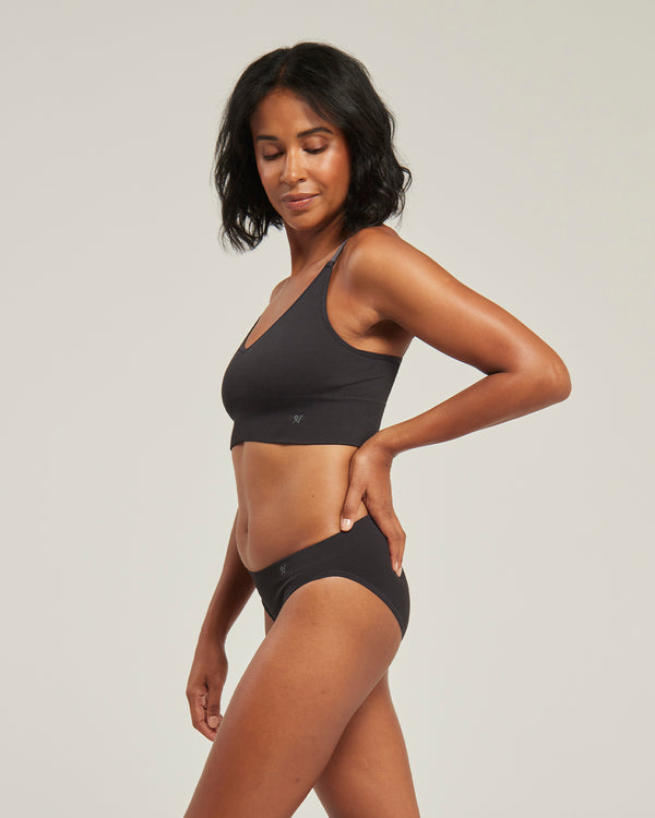 The Form Seamless Bralette - Black