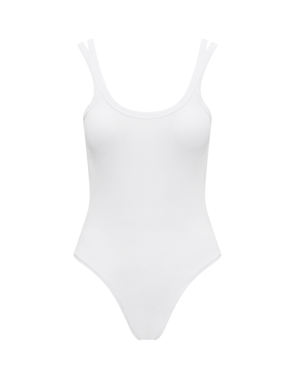 The Organic Cotton Classic Bodysuit - Cotton White