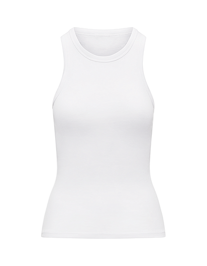 The Organic Cotton Classic Vest - Cotton White