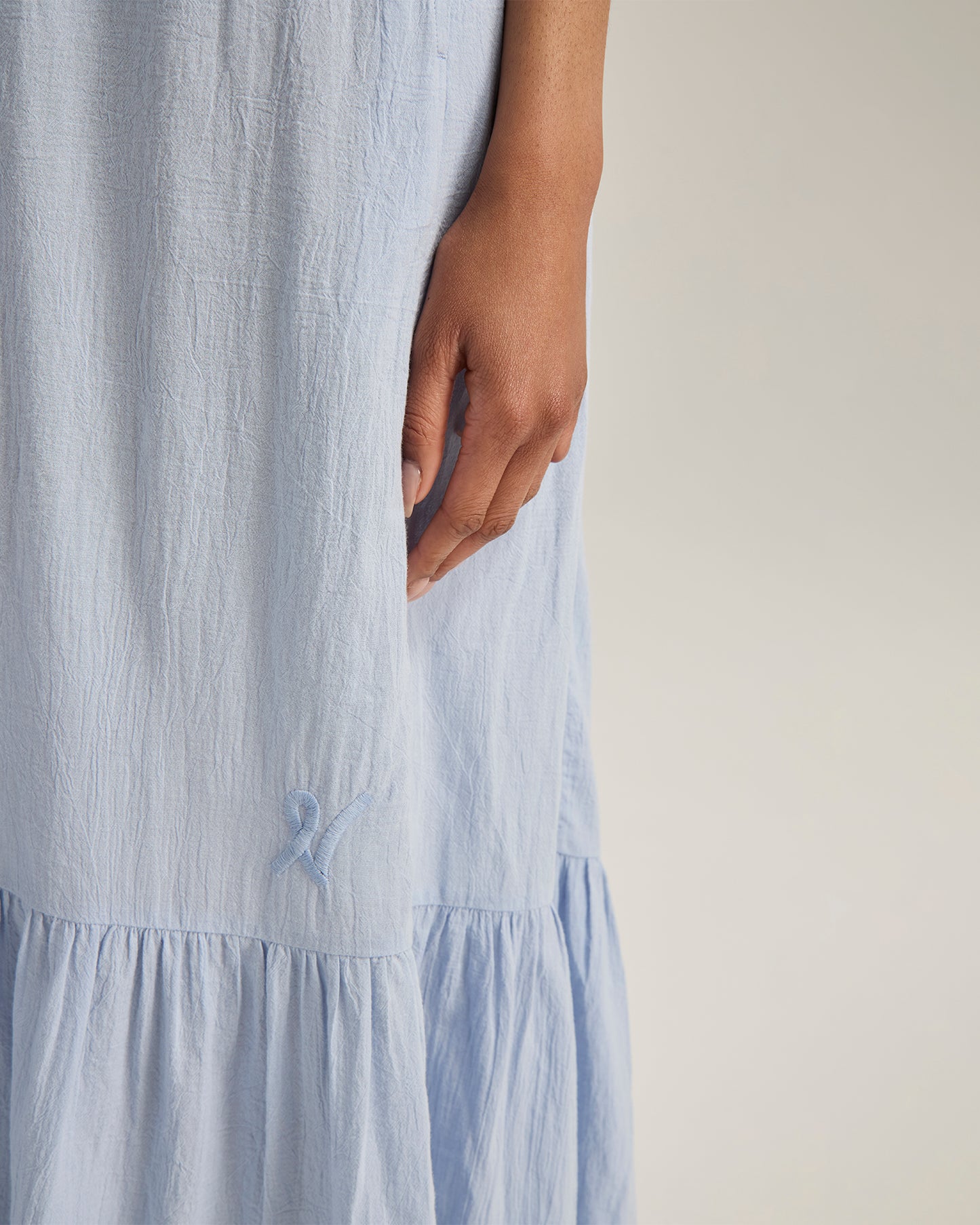 The Trapeze Dress - Sky