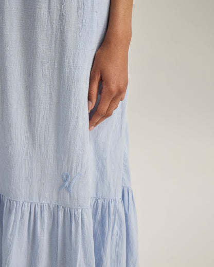 The Trapeze Dress - Sky