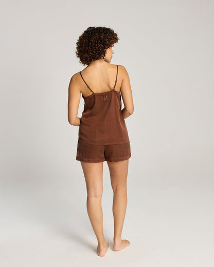 Eco-Luxe Drawstring Boxer - Cocoa