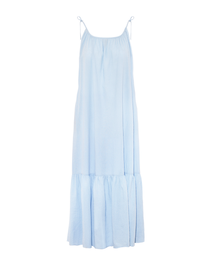 The Trapeze Dress - Sky