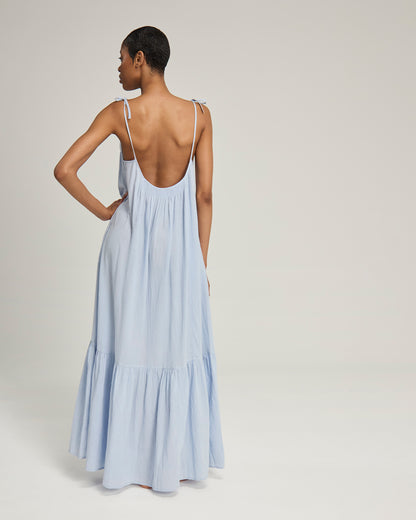 The Trapeze Dress - Sky
