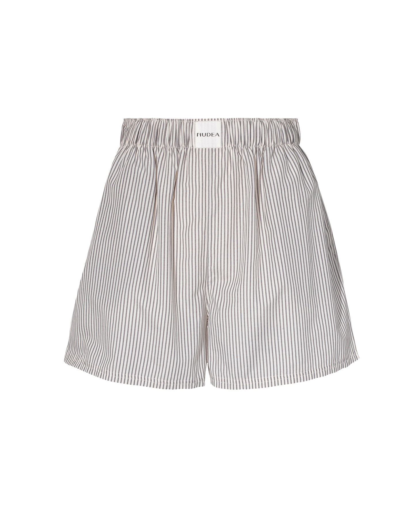 The Short PJ Set - Dove Grey Stripe