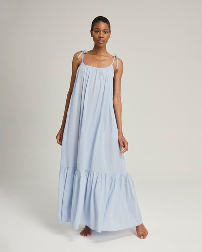 The Trapeze Dress - Sky