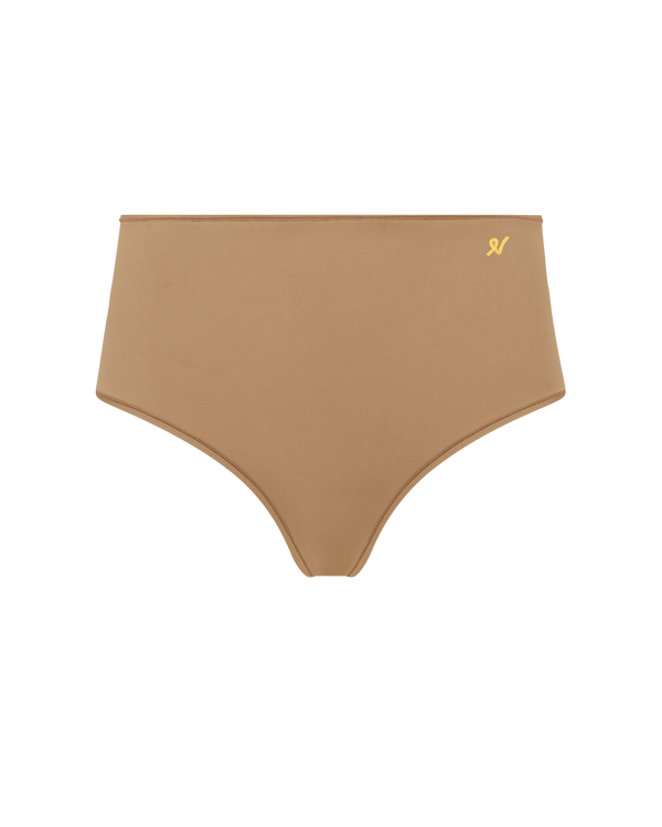 The Stretch High Waisted Brief - Bare 03