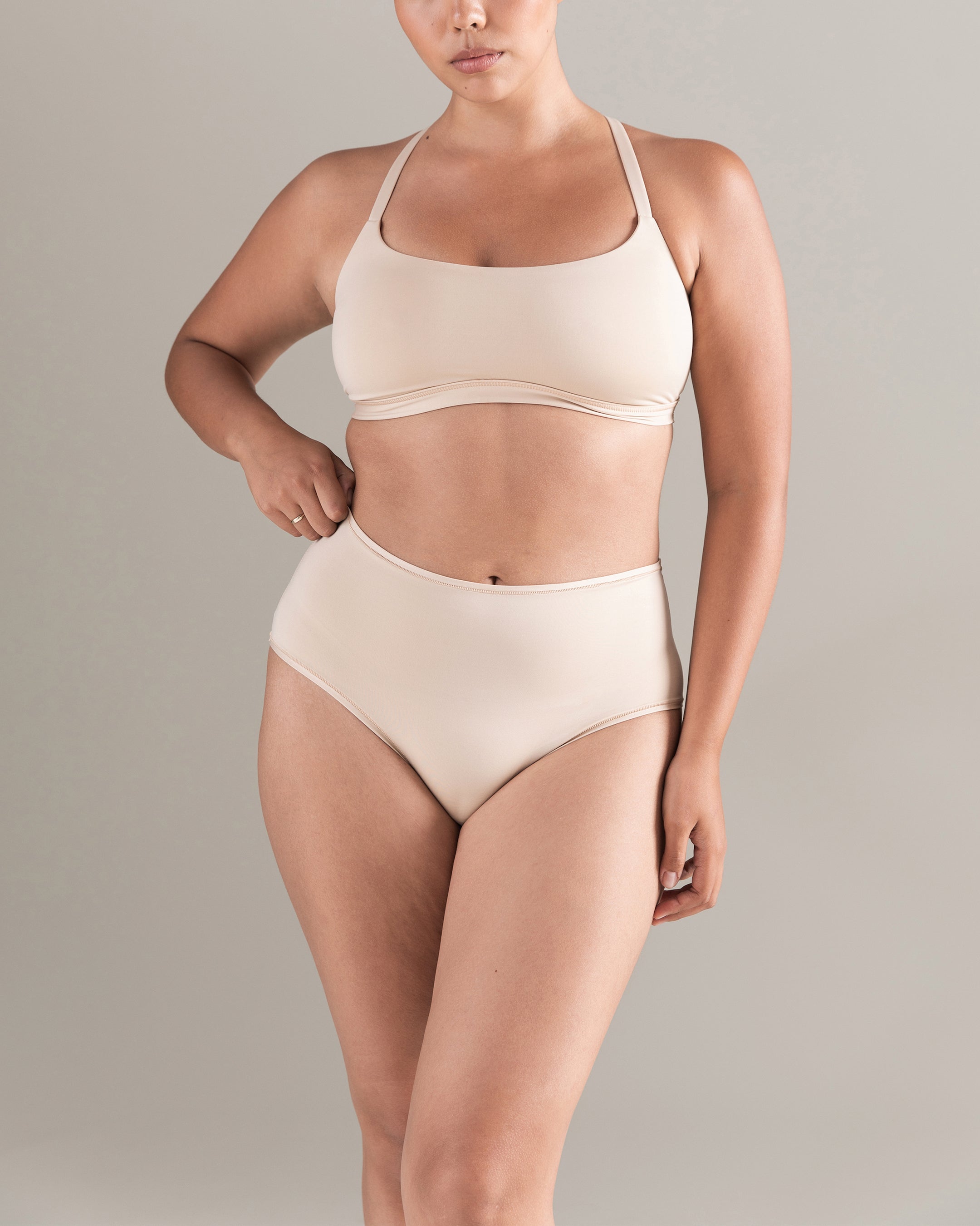 Seamless High-Waisted Briefs