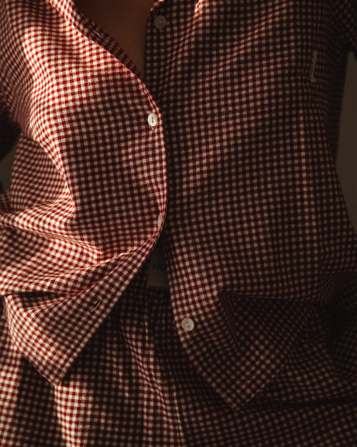 Classic Flannel PJ Set Mulberry Gingham