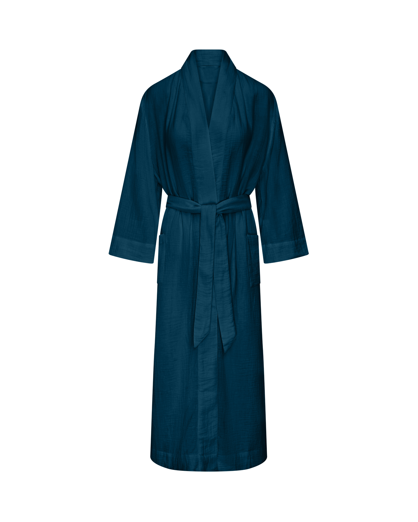 The Classic Belted Robe  - Navy