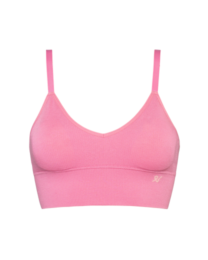 The TENCEL™ Seamless Bralette - Rose Pink