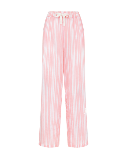 The Classic Trouser - Fondant Pink Stripe