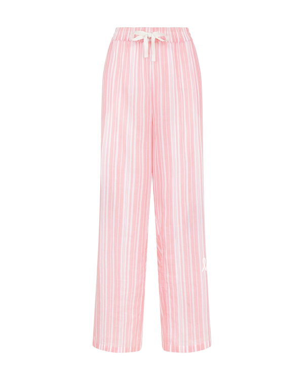 The Classic Trouser - Fondant Pink Stripe