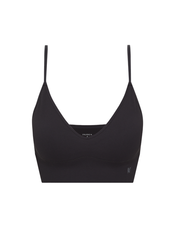 The Form Seamless Bralette - Black