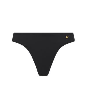 The Stretch Dipped Thong - Black